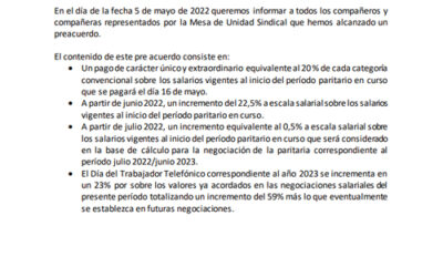 Comunicado MUS | Alcanzamos un preacuerdo
