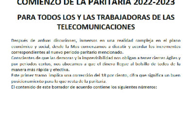 Comunicado de la MUS