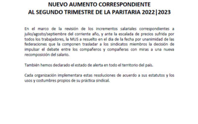 Comunicado de la MUS