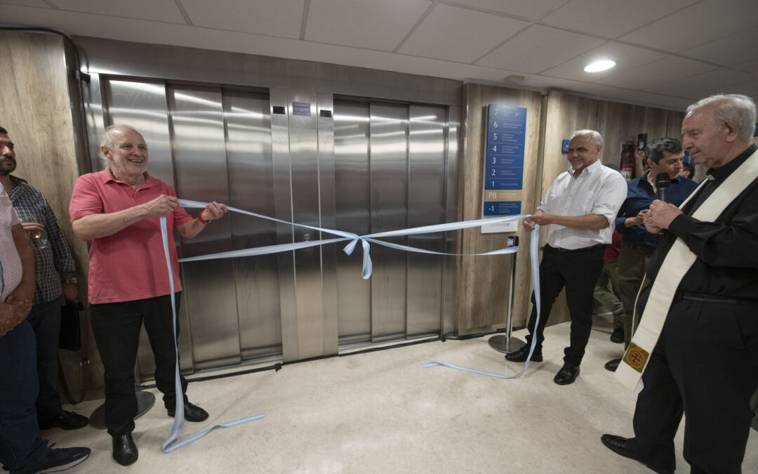 Inauguración de la clínica del Parque Centenario