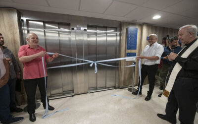 Inauguración de la clínica del Parque Centenario