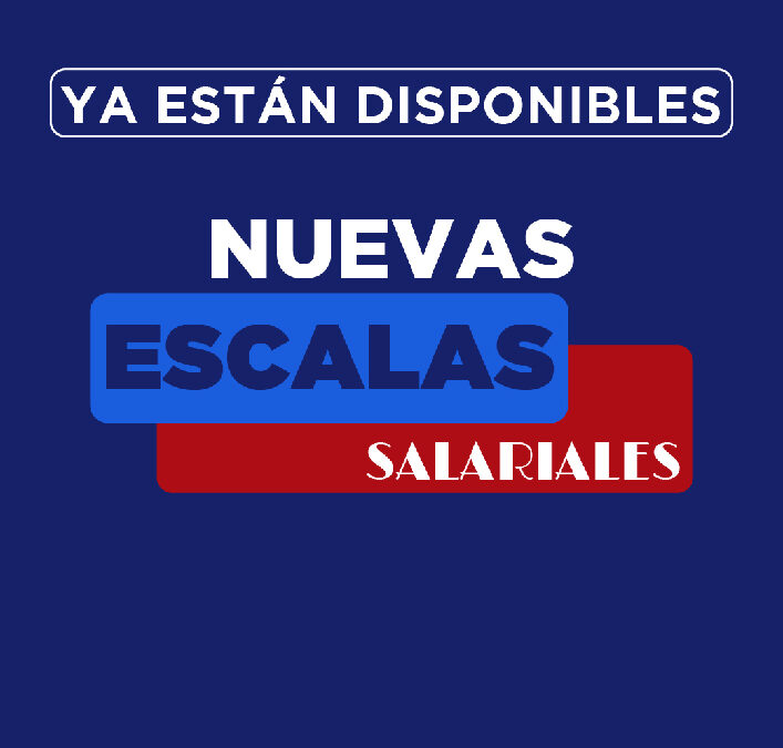 Conocelas ingresando en Menú > Escalas salariales