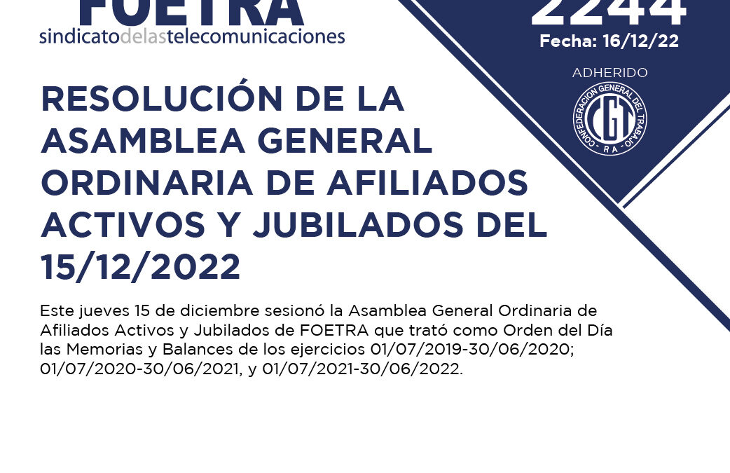 Comunicado 2244
