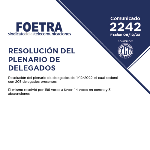 Comunicado 2242
