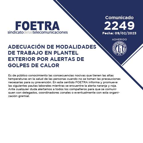 Comunicado 2249