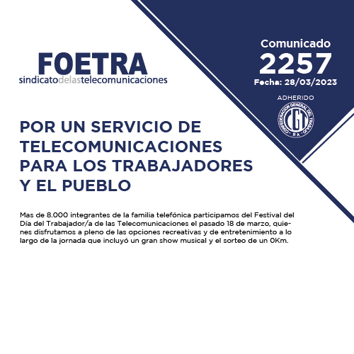 Comunicado 2257