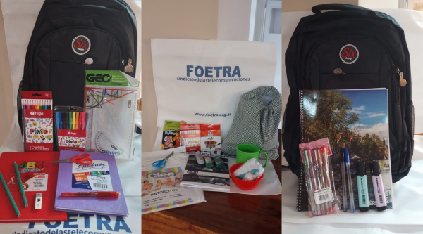 Concluyó la entrega de útiles escolares