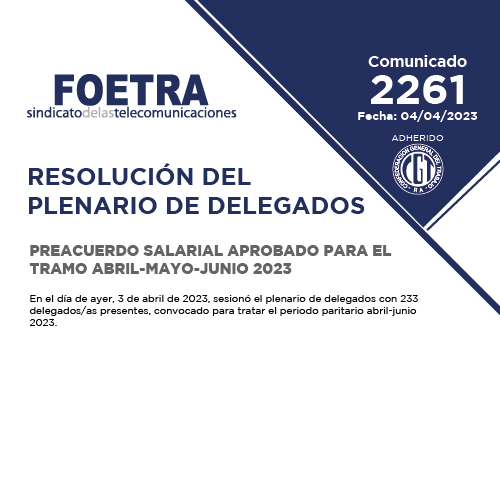 Comunicado 2261