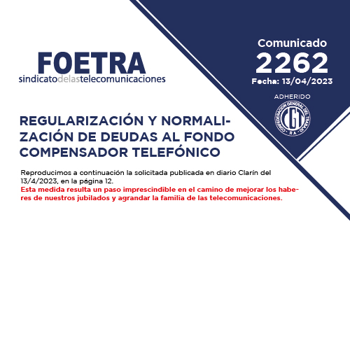 Comunicado 2262