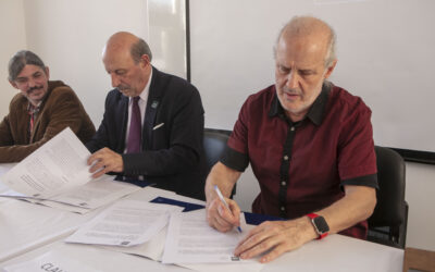 Firma de convenios IDETEL-UNDAV