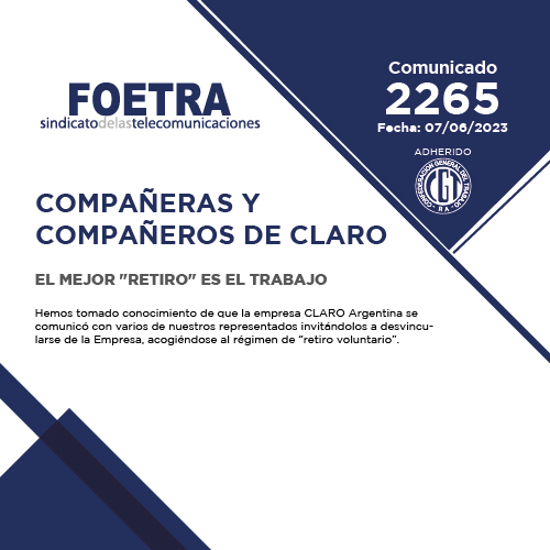 Comunicado 2265