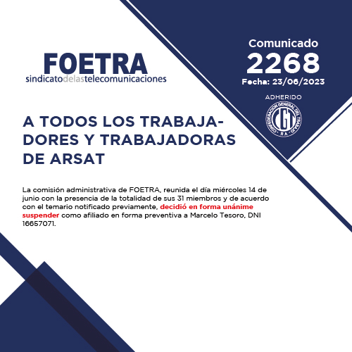 Comunicado 2268