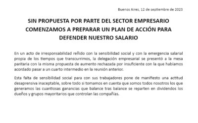 Comunicado de la MUS