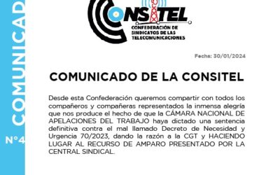 Comunicado de la CONSITEL