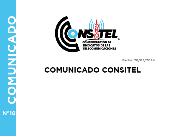 Comunicado de la CONSITEL