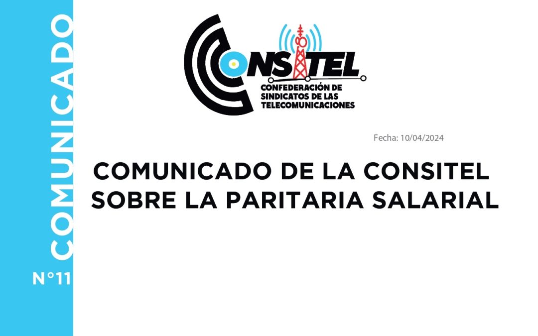 Comunicado de la CONSITEL