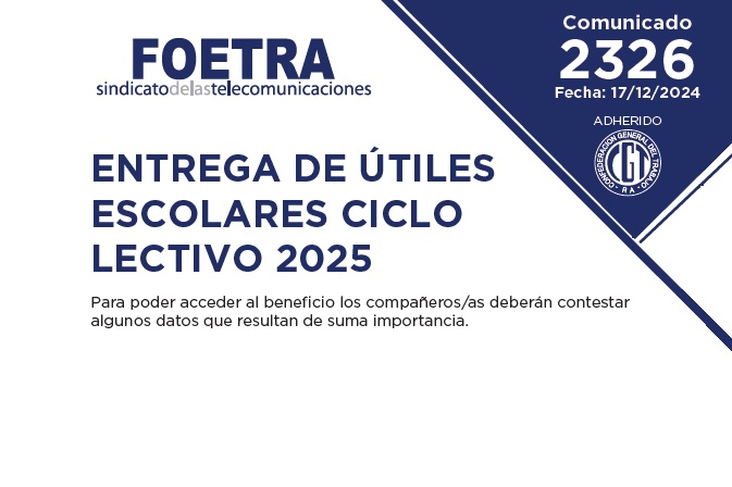 Comunicado 2326