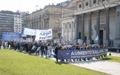 Paro y movilización por ARSAT