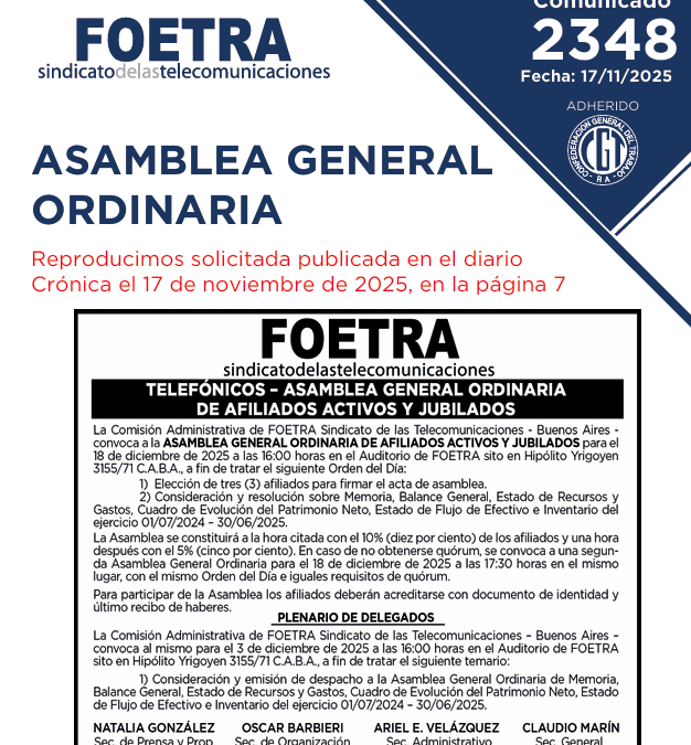Comunicado 2348