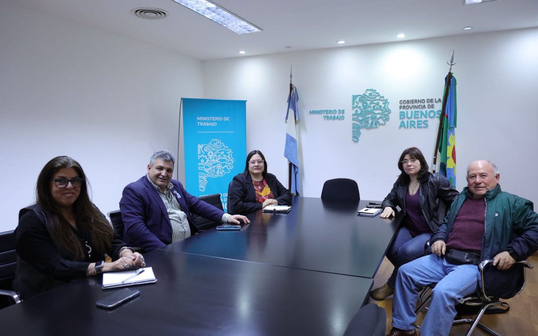 Reunión con el Ministerio de Trabajo de la provincia de Buenos Aires